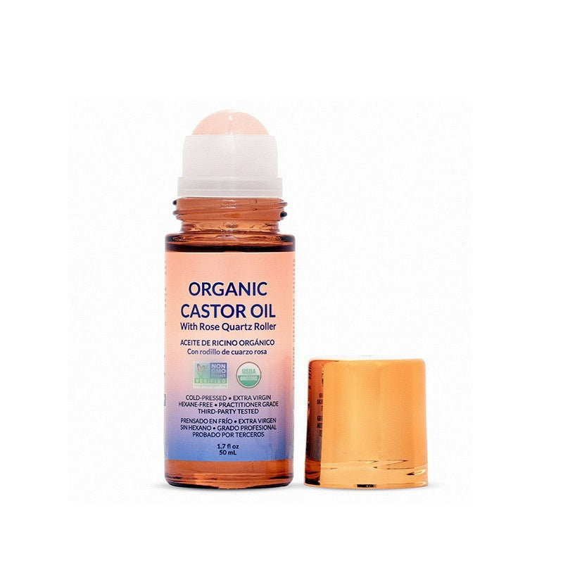 Organic Golden Castor Oil Roller – Moisturizing Skin Care Oil (50ml)